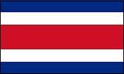 Costa Rica - Nationalflag 160 g. polyester.
